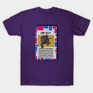 Animal Trading Card - Cat T-Shirt